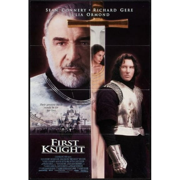 First Knight Movie Poster 12x16 Print on Metal Sign 12in x 16in Multi-Color Square Adults Z Posters