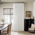 thumbnail image 1 of Pinch Pleated Linen Curtains 96 Inches Long for Living Room Birch Ivory Light Filter Pinch Pleat Hooks Rings Back Tab Neutral Boho Farmhouse 96 Inch Curtain Drapes for Bedroom Window 1 Panel 50x96, 1 of 9