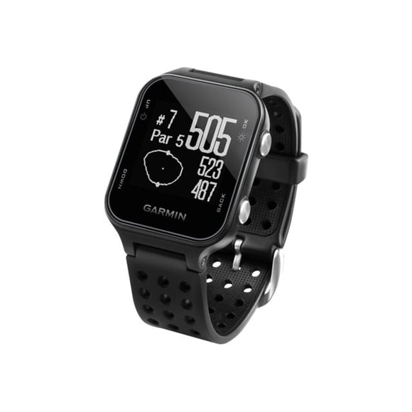Garmin 010-03723-01 Approach S20, GPS Golf Watch with Step Tracking, Preloaded Courses, Black