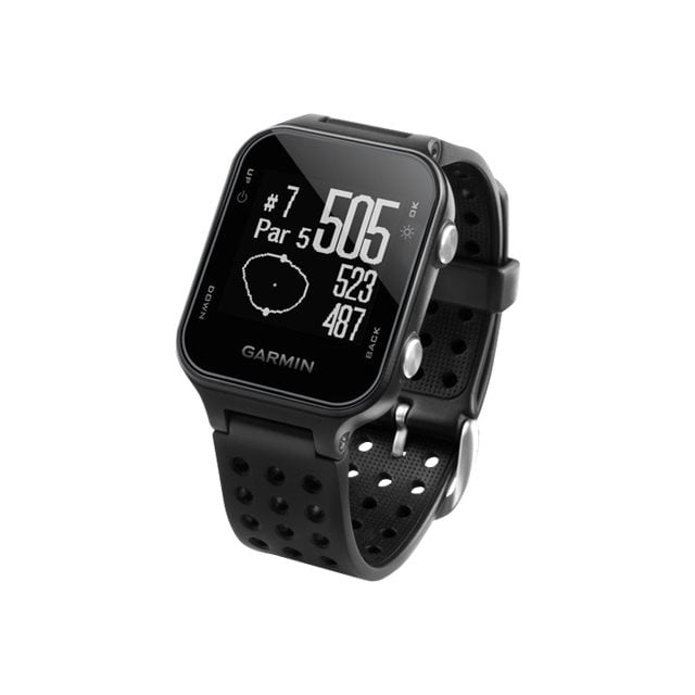 Garmin 010-03723-01 Approach S20, GPS Golf Watch with Step Tracking, Preloaded Courses, Black