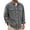 Gray, variant on Men Corduroy Shacket Sevevn Long Sleeve Lapel Collar Button Front Jacket With Dual Chest Pockets For Daily Casual Wear Weekend Outings And Everyday Street Occasions
