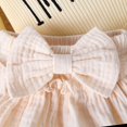 thumbnail image 6 of mgoYE Hello I'm New Here Newborn Baby Girl Outfit Ruffle Romper Tiered Tutu Dress Shorts Headband Socks Coming Home Clothes Set, 6 of 9