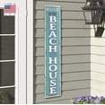 thumbnail image 4 of My Word! Welcome to The Beach House Welcome Sign and porch leaner for Front Porch, Yard, Deck, Patio, or Wall - Indoor Outdoor Decorative Farmhouse Rustic Vertical Home Decor 8"x46.5", 4 of 5