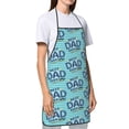 thumbnail image 3 of Bingfone Best Dad Ever for Tie-up Apron, Unisex Waterproof and Stain-Resistant Bib Apron for Kitchen Garden Painting, 3 of 7