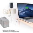 thumbnail image 3 of Adaptador de viaje MINIX TP85 85W GaN III con 3 USB-C y 2 USB-A, 3 of 7