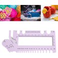 thumbnail image 5 of Jinsinto Knitting Needle Gauge Crochet Hook Ruler Cute Purple Sheep Appearance for Home Measurement, 5 of 5