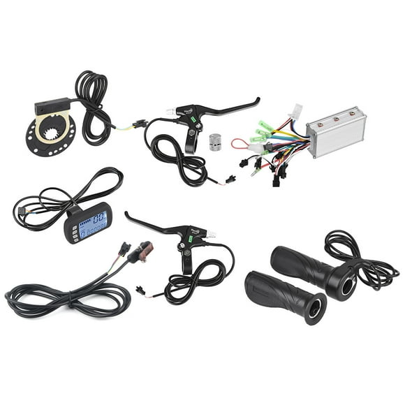 Sonew Contrôleur de Moteur Sans Balais 24V/36V 250W/350W Kit de Panneau LCD pour Vélo Électrique Vélo Électrique Scooter, Contrôleur Vélo Électrique, Contrôleur Sans Balais Électrique