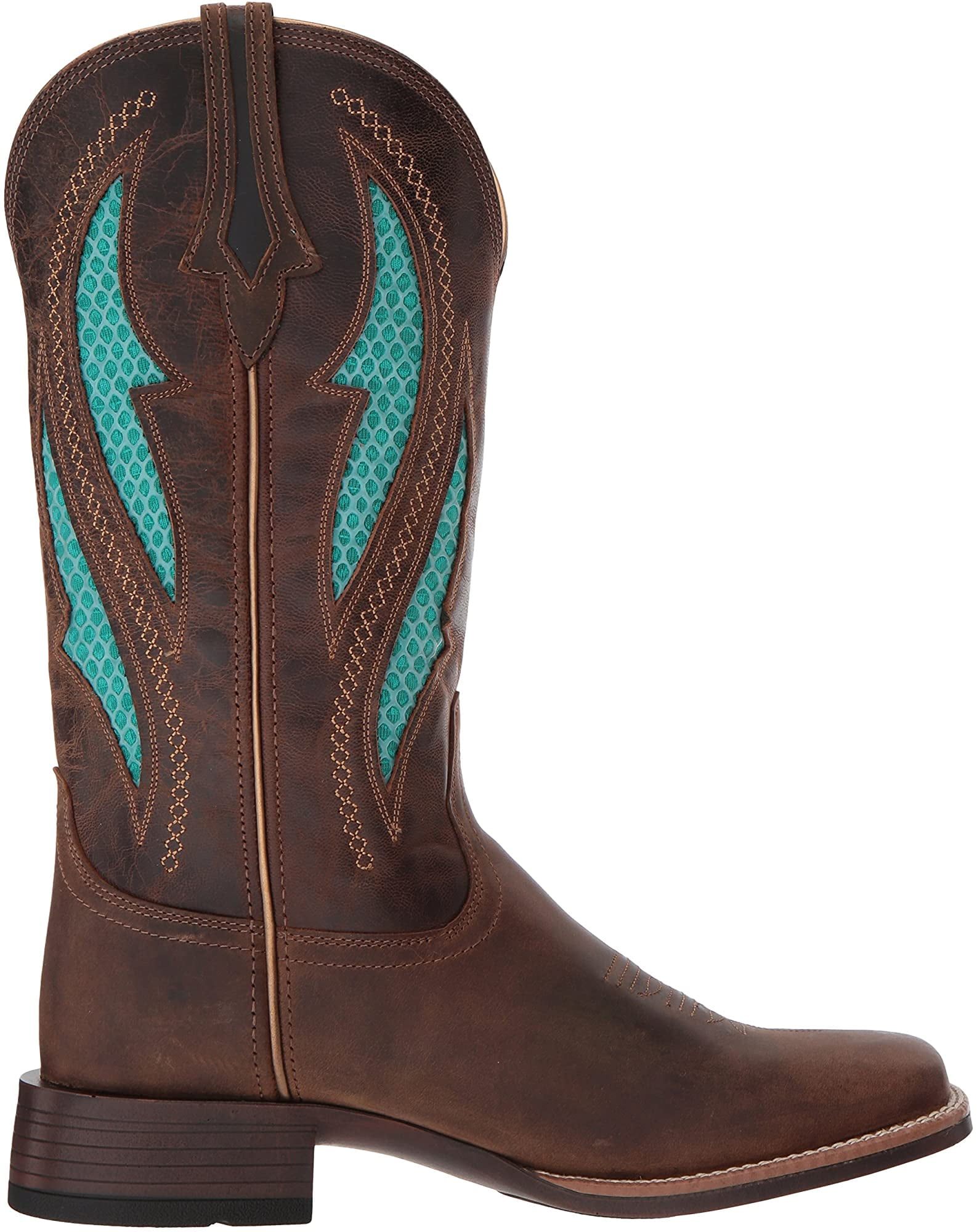 venttek ultra narrow square toe western boot