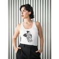 thumbnail image 2 of Woman Wearing Stylish Sweater Tank Women -Image by Shutterstock, Female Medium, 2 of 4