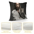 thumbnail image 4 of Orinice Owl Graphic Decorative Cushion Throw Pillow Cover for Home Couch Living Room Bed Sofa - Multi-Purpose Pillow Case for Year-Round Use - 1PC 12x12in, 4 of 5