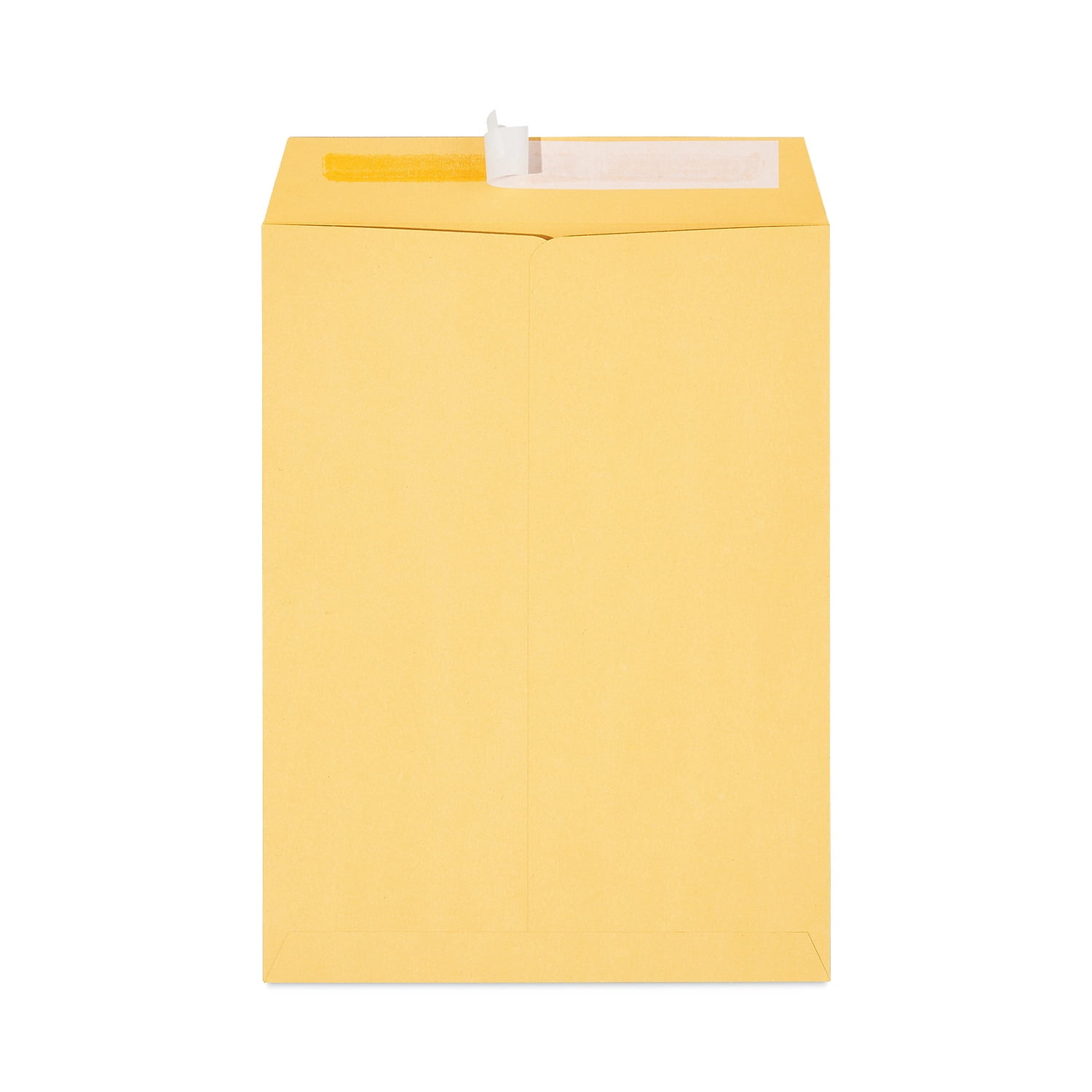 Universal Peel Seal Strip Catalog Envelope, #10 1/2, Cheese Blade Flap, Self-Adhesive Closure, 9 x 12, Natural Kraft, 100/Box -UNV40102