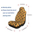 thumbnail image 3 of Uemuo German Shepherd Woof Pattern Car Seat Covers for Front Seats Waterproof Seat Covers for Cars, Universal Auto Front Seats Protector Fits for Car-2 PCS, 3 of 6