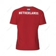 thumbnail image 4 of Exclusive design Netherlands Flag Grain 3D Printed Men For Running Bike Soccer Tennis Fitness Sports tshirt Mesh Short T-shirt, 4 of 11