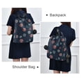 thumbnail image 6 of FORMRS Women's Travel Backpack Purse Anti-Theft Hidden Pockets Casual Shoulder Bag, Starry Fireworks Pattern, 6 of 7