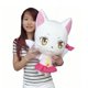 thumbnail image 4 of Cartoon 30/58cm Pink White Fairy Tail Plush Toy Two Dimensonal Cat Pillow Doll Bedroom Sofa Home Decoration Children Gift, 4 of 5