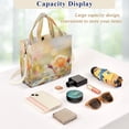 thumbnail image 4 of Corduroy Tote Bag for Women Shoulder Handbags Fashion Ladies Purses Satchel Messenger Bags Beautiful Rose S, 4 of 8