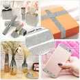 thumbnail image 6 of 10 Rolls Crystal Rhinestone Diamond Ribbon Crystal Self Adhesive Ribbon Diamond Bling Ribbon Roll Rhinestone Ribbon DIY Decoration Sticker for DIY Shoes Clothing Decoration, 6 of 6