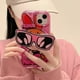 thumbnail image 4 of Funda de teléfono con soporte de gafas de sol Powerpuff para niñas, carcasa de silicona para iPhone 14, 13, 12, 11 Pro Max, X, XR, XS, 6, 6S, 7, 8 Plus, SE 2020, 4 of 4