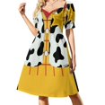 thumbnail image 2 of Sheriff vaquero dibujos animados Woody juguete DIY disfraz de Halloween vestido de manga corta vestido de mujer elegante vestido de lujo vestidos, 2 of 7