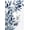 Blue Eucalyptus Leaves, variant on Boho Gray Tile Mexican Talavera Switch Cover, 2 Gang Toggle/Rocker Combo Wall Plate for Bathroom