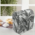 thumbnail image 4 of Jungle Lounger Chair Bag, Monochrome Tropical Plants Palm Monstera Banana Leaves Island Nature Theme, High Capacity Storage with Handle Container, Lounger Size, Black Grey White, by Ambesonne, 4 of 5