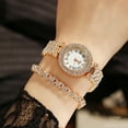 thumbnail image 4 of SUSHNAG Watch Bracelet Set Ladies Watch Best Gift Clock Fashion Quartz Watch Diamond Encrusted Roman Lady'S Watch Quartz Watch Bracelet Lady'S Watch, 4 of 9