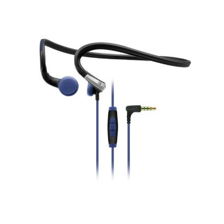 Sennheiser PMX 685i Sports In-Ear Neckband Headphones - Black/Blue 3.5 mm angled (Discontinued by