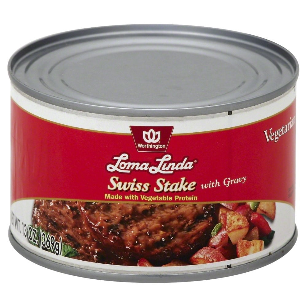 Loma Linda Swiss Stake, with Gravy, 13 Oz