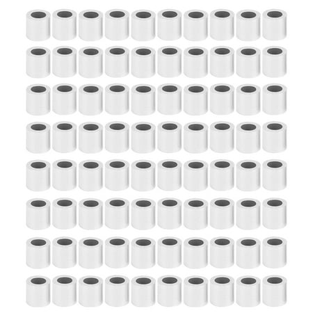 

Mgaxyff Crimping Sleeve Industrial Supplies 100Pcs Crimping Loop Sleeve Aluminum Round Hole M6 Steel Wire Rope Industrial Supplies