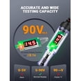 thumbnail image 2 of Test Light Automotive 5-90V Digital LED Light Tester with Voltage Display, Voltage Test Pen with Extended Spring Wire & Stainless Steel Probe, Circuit Tester for Car, RV, Fuse Voltage Systems,RED, 2 of 7
