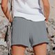 thumbnail image 4 of MKLEKYY Pantalones Cortos Deportivos para Mujer, Moda Femenina, Primavera y Verano, A Rayas, con Cordón, Bolsillos Laterales, Pantalones Cortos Casuales, 4 of 4