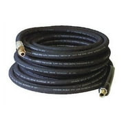 3/8"x50'3000#Blk Rbr PW Hse Cpld MPT x MPT Swivel