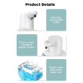 thumbnail image 4 of Automatic Soap Dispenser (15oz/420ml) - USB-Rechargeable, 4-Level Adjustable, Wall-Mountable, Kid-Friendly for Kitchen & Bathroom, 4 of 8