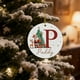 thumbnail image 1 of Adornos navideños, 26 letras, adornos colgantes para árbol de Navidad, adornos navideños personalizados, adornos navideños DIY, decoración navideña, decoración colgante para árbol de Navidad, artículo, 1 of 5