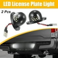 thumbnail image 2 of Unique Bargains 2pcs LED License Plate Light Lamp Assembly Fit for Dodge for RAM 1500 Pickup 1994-2001 6000K White, 2 of 6