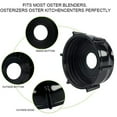 thumbnail image 3 of 2Pcs 4902-003 Blender Jar Bottom for and Osterizer Blenders, Premium Blender Replacement Parts (Black),2 x Base,Black, 3 of 6