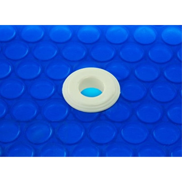 Swimming Pool 16 Mil Solar Cover With 6 Pack of Grommets Clear 14 X 28 Foot