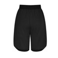 thumbnail image 3 of Puntoco pantalones cortos de verano para mujer, pantalones cortos informales con bolsillos laterales, pantalones cortos sueltos de cintura alta, pantalones de pierna ancha, 3 of 7