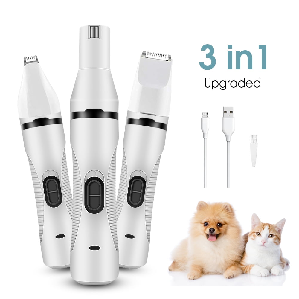 Clearance! Dog Nail Grinder, Pet Nail Trimmer 3 In 1 Electric