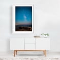 thumbnail image 2 of Ocean Sky - Dennis Massachusetts Photography Milky Way Night Sky Seascape Stars Cosmic Space Astronomy White Framed Wall Art Print 5 x 7 inches, 2 of 3