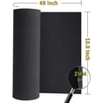 thumbnail image 4 of MEARCOOH Black eva Foam roll,Premium Cosplay EVA Foam Sheet,2mm Thick,49"x13.9",High Density 86kg/m3 for Cosplay Costume, Crafts, DIY Projects, 4 of 4