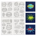 thumbnail image 1 of 4 Sheets 11.6x8.2 Inch Stick and Stitch Embroidery Patterns Non-woven Fabrics Water Soluble Embroidery Stabilizers Word 297x210mmm, 1 of 7
