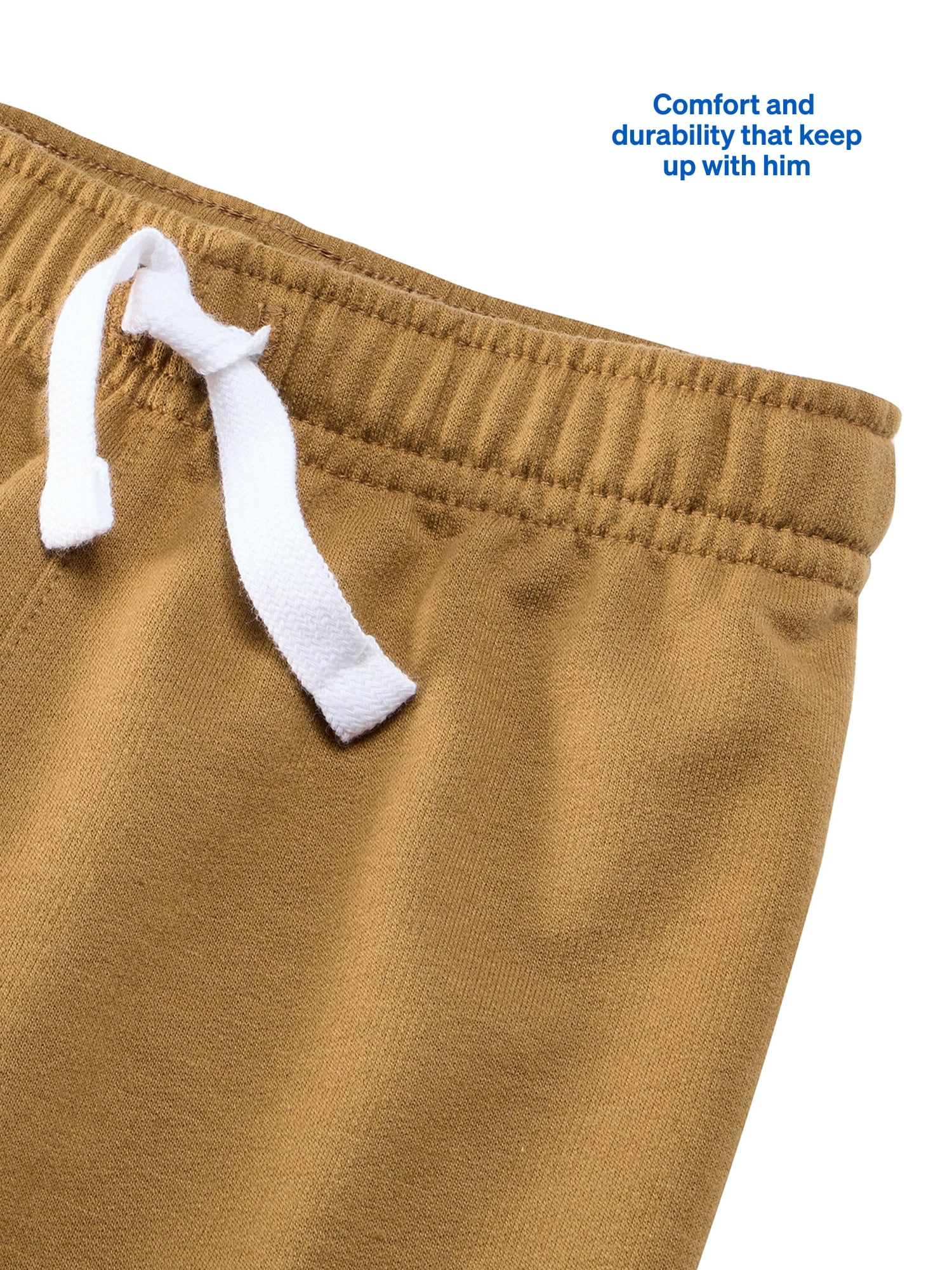 Garanimals Baby & Toddler Boys French Terry Pull-On Joggers, Single & 3-Pack, Sizes 0-6T