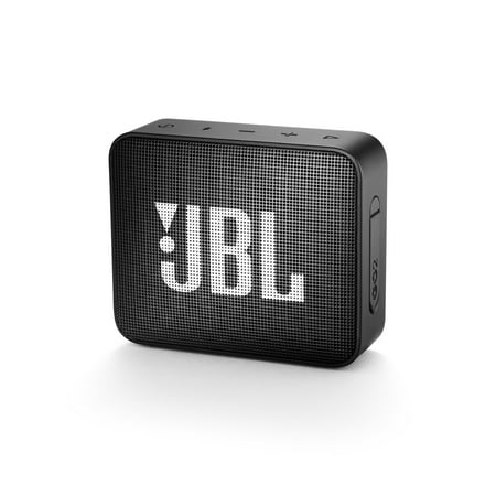 JBL Go 2 Bluetooth Waterproof Speaker, Black (Best Portable Bluetooth Speakers Under $100)