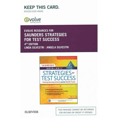 Saunders Strategies For Test Success Evolve Access Code