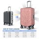 thumbnail image 4 of Balery Rose Gold Pink Glitter Funda de equipaje, fundas para maletas, elástica, lavable, protector de maletas, compatible con maletas de 18 a 32 pulgadas-Large, 4 of 7