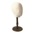 thumbnail image 2 of 53cm Cabeza de Peluca Soporte de Maniquí para Pelucas Sombrero Fabricación de Gorras Gafas 5 Negro medio Macarena cabeza de maniquí con soporte, 2 of 8