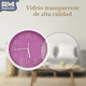 thumbnail image 5 of Reloj Análogo De Pared Diseño Innovador Función de Cuarzo rosa Mediano, 5 of 8
