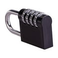 thumbnail image 4 of 4 Pack 4 Digit Combination Padlock Heavy Duty Combination Code Lock, Black, 7.9*4cm, 4 of 4
