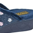 thumbnail image 4 of Sleepers Womens Josephine Floral Embroidery Mule Slippers, 4 of 4